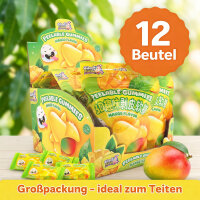 Display Peelable Gummies Mango 12 Beutel a 75 g einzeln verpackte Fruchtgummis