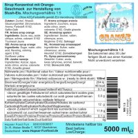 ICE BÄR Slush Sirup Orange Konzentrat Glycerinfrei AZO FREI Eis 5 Liter