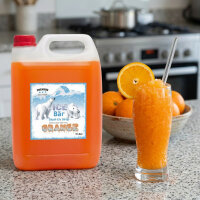 Ice Bär Slush Sirup Orangen Geschmack 5L 1:5 AZO & glyzerinfrei