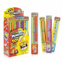 Display Johny Bee Flying Monster Funny Toy 28 Stück Knisterkaugummi mit fliegendem Spielzeug