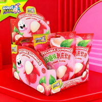 Display Komplett Peelable Gummies Lychee 12 x 75 g...