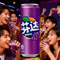 Bundle Fanta Grape Traube 12 × 330 ml China Softdrink