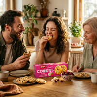 Bergen White Chocolate Cranberry Cookies 130g Kekse mit Schokolade und Cranberry