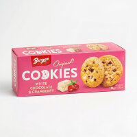 Bergen White Chocolate Cranberry Cookies 130g Kekse mit Schokolade und Cranberry