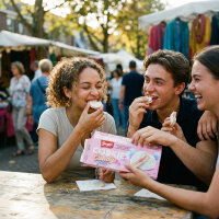 Bergen Cookies Candy Floss 128g Gefüllte Kekse mit...