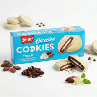 Bergen Obsession Cookies Cream 128g Kakaokekse mit...