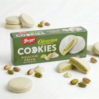 Bergen Cookies Pistachio Cream 128g Gefüllte Kekse...
