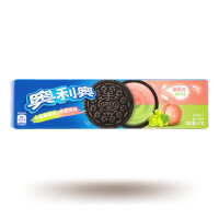 Oreo Grape and Peach China 97g Kakao Doppelkekse mit Trauben und Pfirsichcreme MHD 06.10.2026