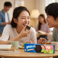Oreo Grape and Peach China 97g Kakao Doppelkekse mit Trauben und Pfirsichcreme