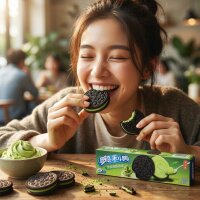 Oreo Matcha China 97g Kakao Doppelkekse mit Matcha...