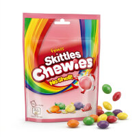 Skittles Chewies Fruits 137g Fruchtige Kaubonbons ohne Hülle USA