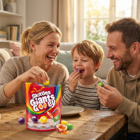 Skittles Giants Gooey Fruits 125g Kaubonbons mit flüssigem Kern Fruchtgeschmack