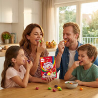 Skittles Giants Gooey Fruits 125g Kaubonbons mit flüssigem Kern Fruchtgeschmack