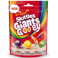 Skittles Giants Gooey Fruits 125g Kaubonbons mit flüssigem Kern Fruchtgeschmack