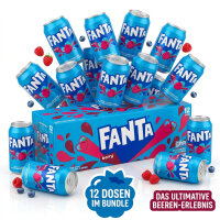 Fanta Berry USA Original 12 x 355 ml Heidelbeere Himbeere...