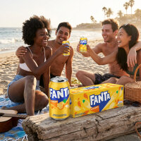 Fanta Pineapple USA Original 12 x 355 ml Ananas Softdrink Dosen