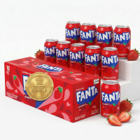 Fanta Strawberry USA Original 12 x 355 ml Erdbeer...