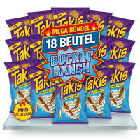 Bundle Takis Buckin Ranch 18x100 g non Spicy Tortilla...
