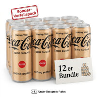 Bundle 12er Coca Cola Vietnam Zero Sugar Vanilla 320ml Vanille Cola