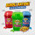 Bundle 3x Warheads Boba Drink Bubble Tea – Sour Blue Raspberry, Green Apple & Strawberry | Trend-Drink mit Popping Boba Perlen aus den USA