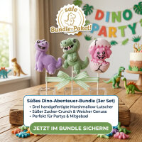 Marshmallow Lollipop Monster Dino Mix 3er Set XXL 18 cm Rindergelatine