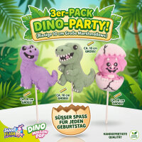 Marshmallow Lollipop Monster Dino Mix 3er Set XXL 18 cm Rindergelatine