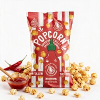 Sriracha Chili Popcorn GeschmackFlying Goose – Knuspriger würziger Snack – 80 g