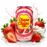 Chupa Chups Sparkling Soda Strawberry & Cream 345 ml...