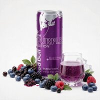 Red Bull Purple Edition Waldbeere mit Zucker...