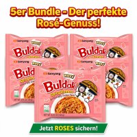 Samyang Buldak Bundle 5x Rose 140 g Hot Chicken Flavor Ramen
