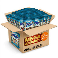 Karton 64x Candy Pop Popcorn M&Ms Minis 28 g