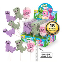 Display Komplett 18x Marshmallow Lollipop Monster Dino...