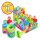 Display Komplett 12x Sweet Flash Dip & Mix 35 g | Lutscher mit 3 Dip-Pulvern | Erdbeere, Apfel & Himbeere