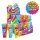 Display Komplett 12x Sweet Flash Duo Taffy 64 g | Chewy Candy aus der Tube | Erdbeere, Himbeere & Apfel