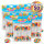 Bundle 50 Bunte Regenbogen Lutscher 600g Rainbow Swirl Lolly Pops einzeln verpackt – Fruchtige Lollis für Kindergeburtstag, Candy Bar, Party, Mitgebsel & Deko