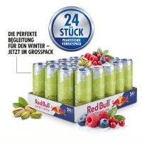 Bundle 24x Red Bull Energy Drink Pistachio & Berries Winter Edition 250 ml