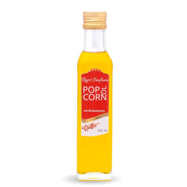 Hopser Funfood Popcornöl 250 ml – Perfektes...