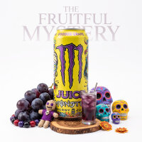 Monster Juice Voodoo Grape 473 ml – Intensiver Traubengeschmack – Energy Drink aus den USA