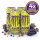 Bundle 4x Monster Juice Voodoo Grape 473 ml – Intensiver Traubengeschmack – Energy Drink aus den USA