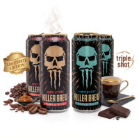 4 er Bundle Monster Energy Killer Brew 2x Mean Bean 2x Loca Moca 443 ml  Kaffee-Energy-Drink 300 mg Koffein