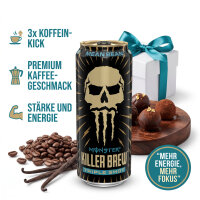 4 er Bundle Monster Energy Killer Brew 2x Mean Bean 2x Loca Moca 443 ml  Kaffee-Energy-Drink 300 mg Koffein