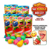 Bundle 5x Sour Fruits Früchte Saures Schleckpulver...