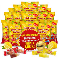 Bundle 14x Candy Booom Cola & Lemon Bottles 20...
