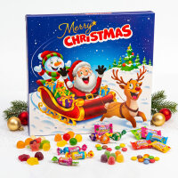 Sweet Flash Merry Christmas Adventskalender 96g – 24 süße Überraschungen