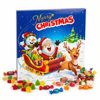 Sweet Flash Merry Christmas Adventskalender 96g – 24 süße Überraschungen