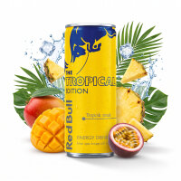 Red Bull Tropical Edition 250 ml – Energy Drink mit...