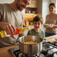 Popcorn Öl mit Buttergeschmack 500 ml für Kino Popcorn – Hopser Funfood