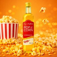 Popcorn Öl mit Buttergeschmack 500 ml für Kino Popcorn – Hopser Funfood