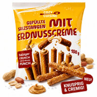 Cozy Cuisine Gefüllte Salzstangen mit Erdnusscreme...