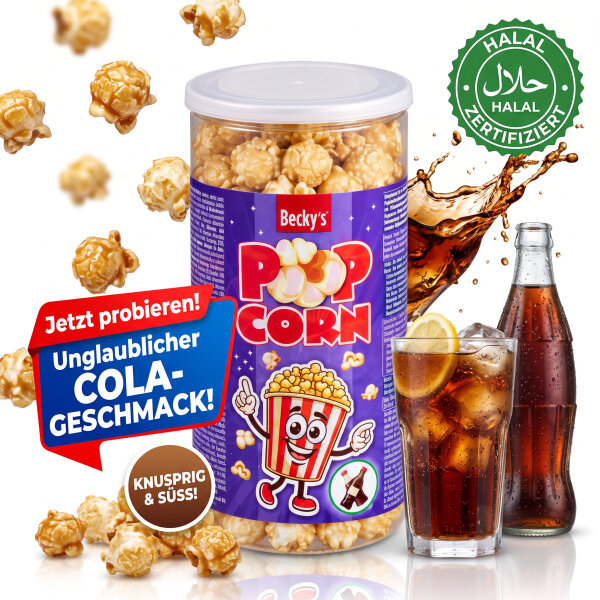 Beckys Popcorn Cola 170 g – Knuspriges Popcorn mit...